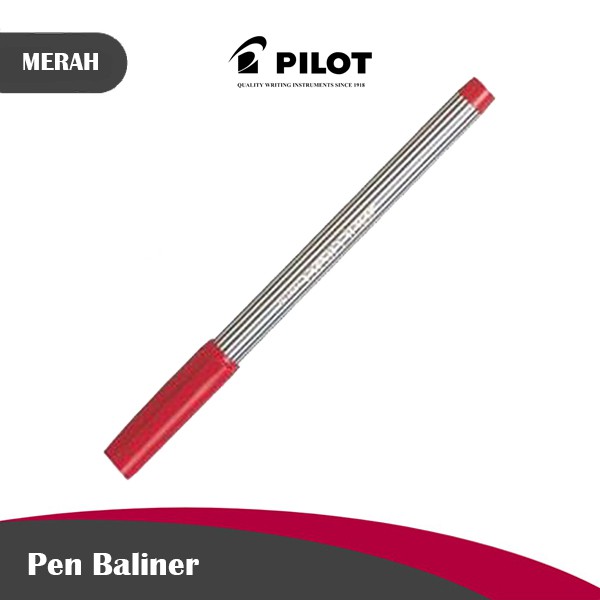 Jual Pen Balliner Pilot Merah 12 Pcs Shopee Indonesia