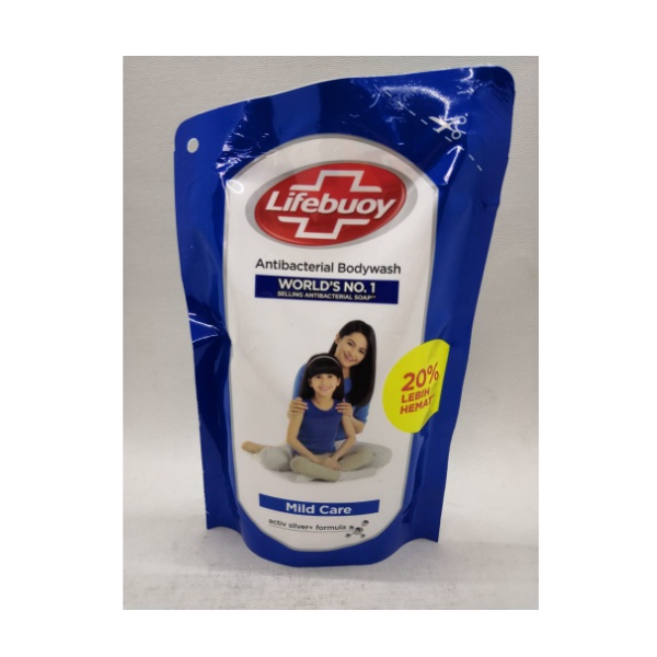 Jual Lifebuoy Antibacterial Body Wash Sabun Mandi Cair Refill Mild Care