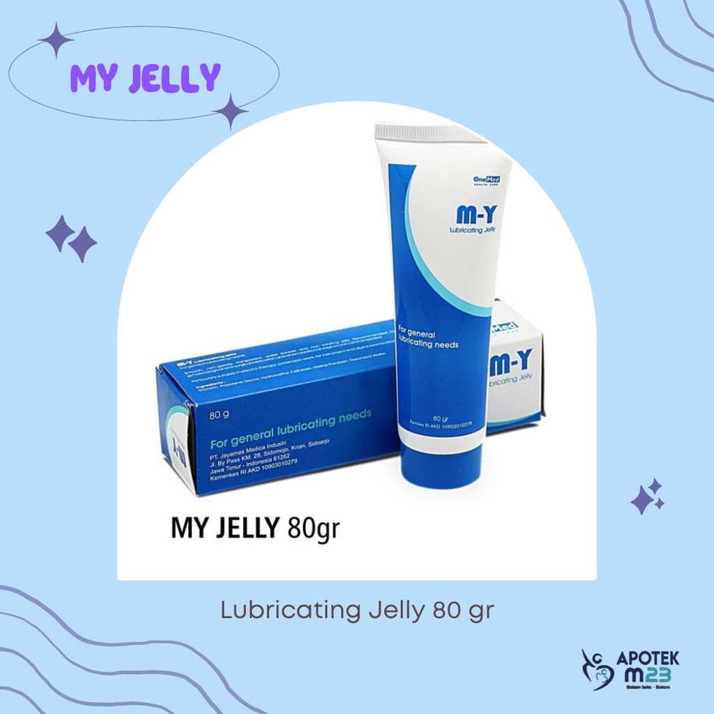 Jual MY Jelly Gel Lubricant Jel Lubrikasi OneMed 80gr Shopee Indonesia