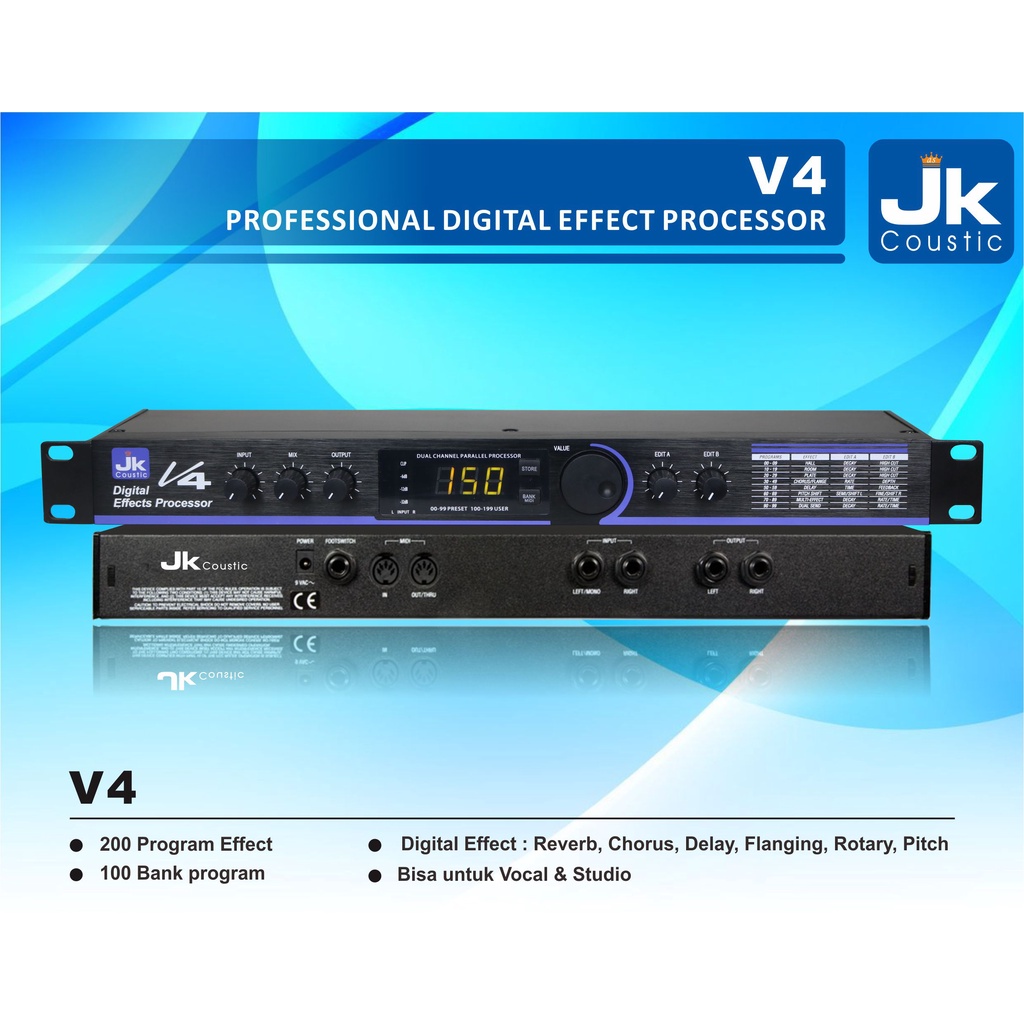 Jual Digital Effect V Jk Coustic Digital Efek V Shopee Indonesia