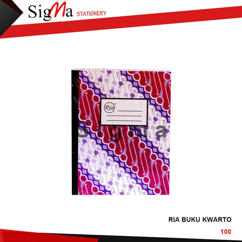 Jual Buku Tulis Kwarto Hardcover Ria Lembar Pcs Shopee Indonesia