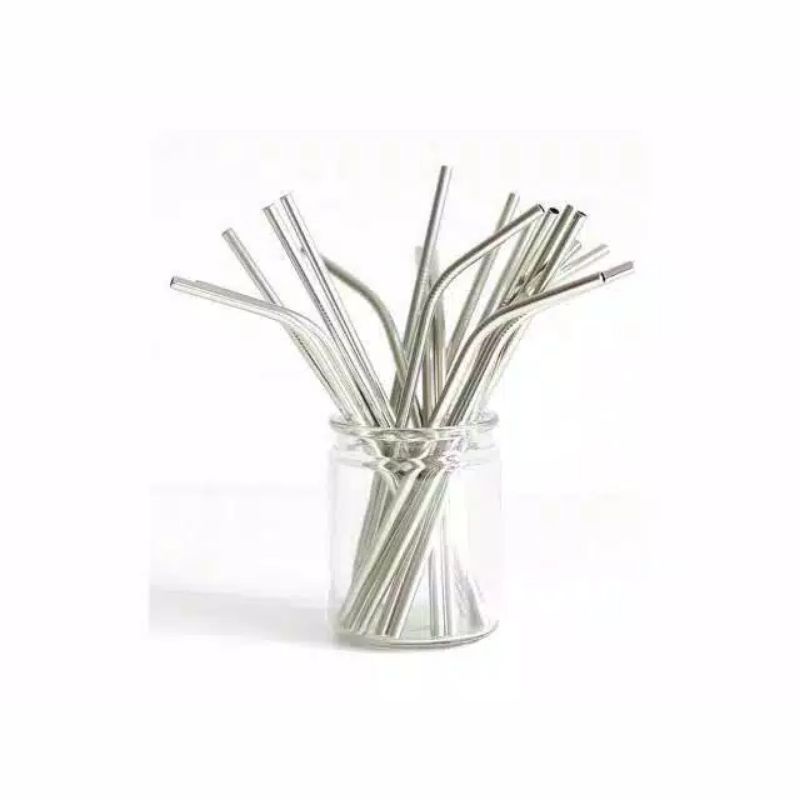 Jual SEDOTAN STAINLESS STRAW SEDOTAN LURUS BESI STAINLESS ANTI KARAT