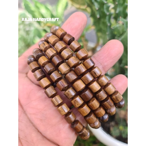 Jual Gelang Kayu Gaharu Wangi Asli Kalimantan Model Tabung Shopee