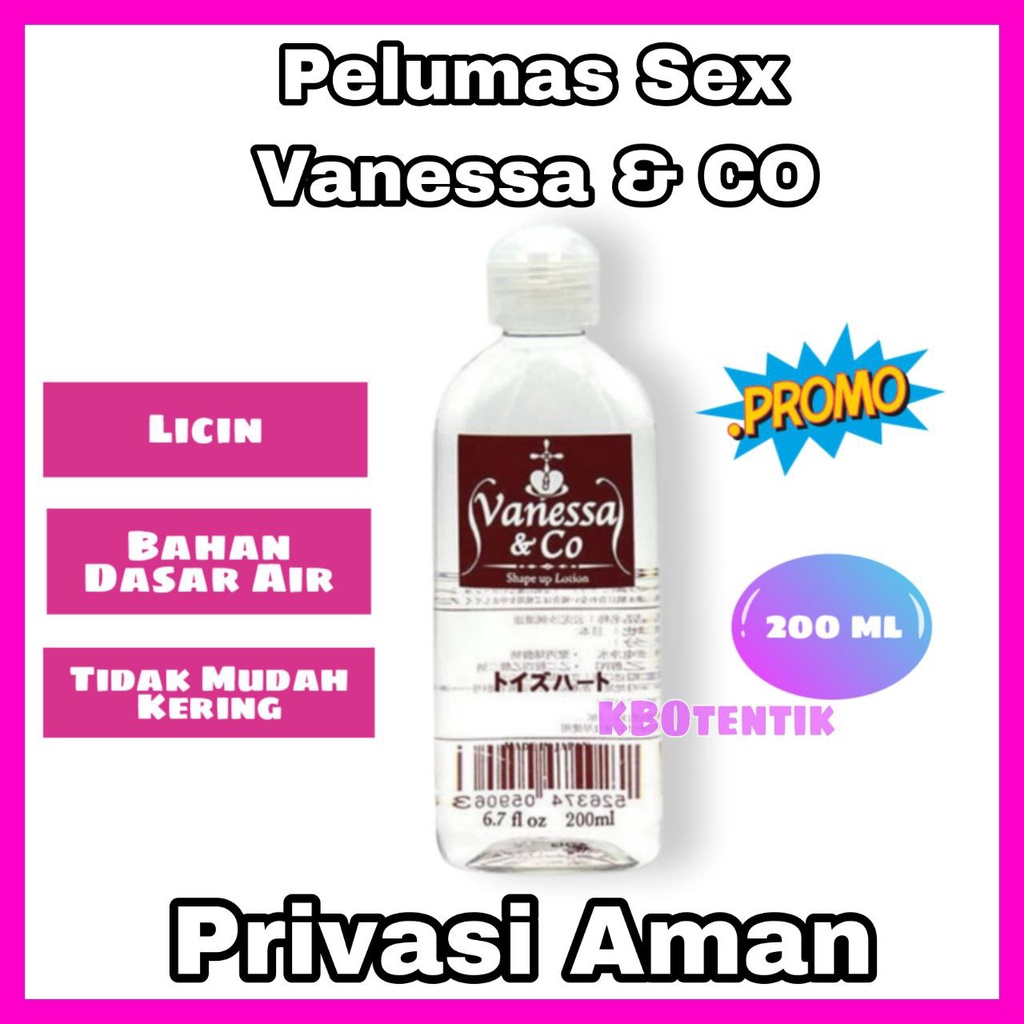 Jual Pelumas Pelicin Lubricant Gel Sex Vagina Vanessa Co Ml