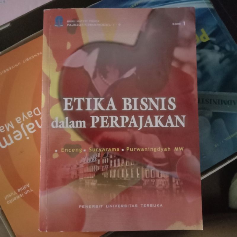 Jual Buku Etika Bisnis Dalam Perpajakan Ut Edisi Shopee Indonesia