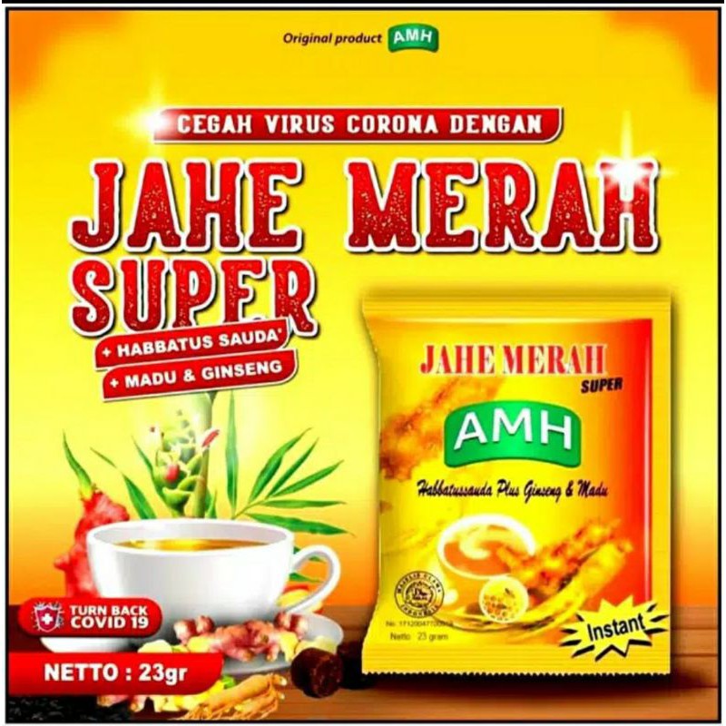 Jual JAHE MERAH AMH ORIGINAL SUSU MURAH MERIAH Shopee Indonesia