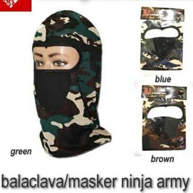 Jual Masker Full Face Army Motor Wajah Shopee Indonesia