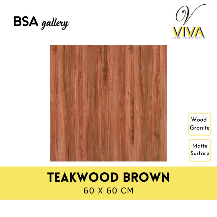 Jual Granit Kayu Viva X Teakwood Brown Granite Tile Matte Surface