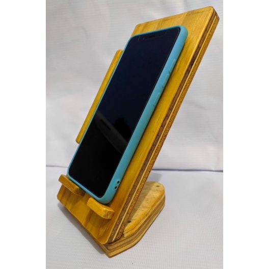 Jual Stand Holder Hp Kayu Dudukan Hp Standing Holder Hp Kayu Jati