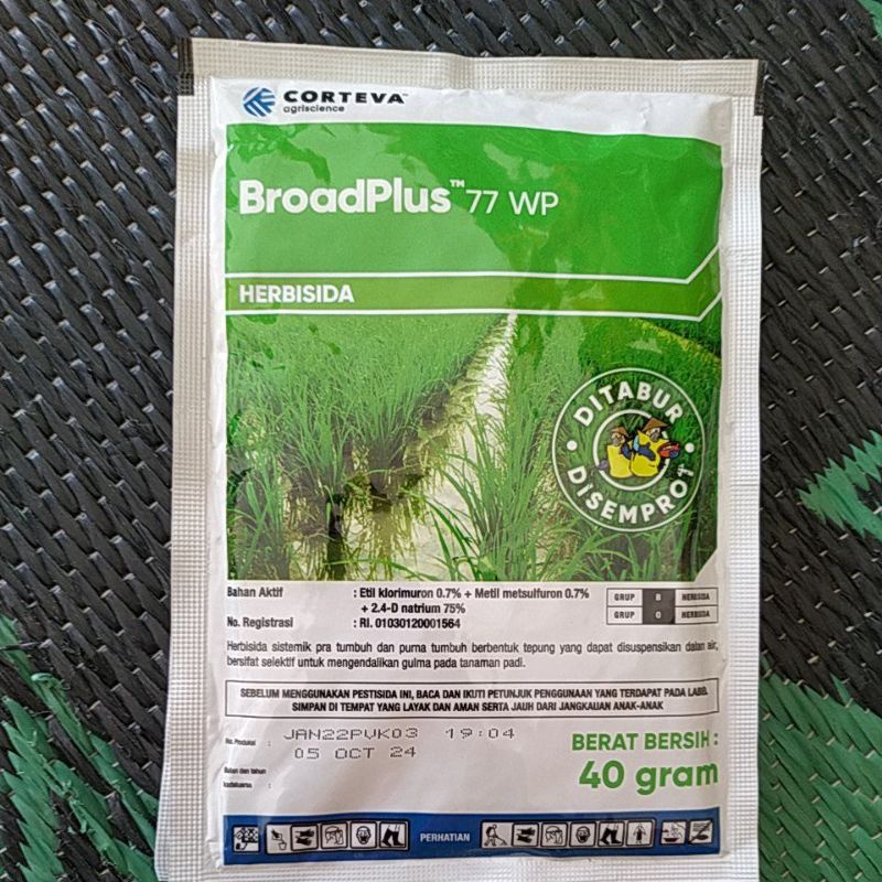 Jual BroadPlus 77wp Herbisida Sistemik Pra Tunbuh Purna Tumbuh Untuk