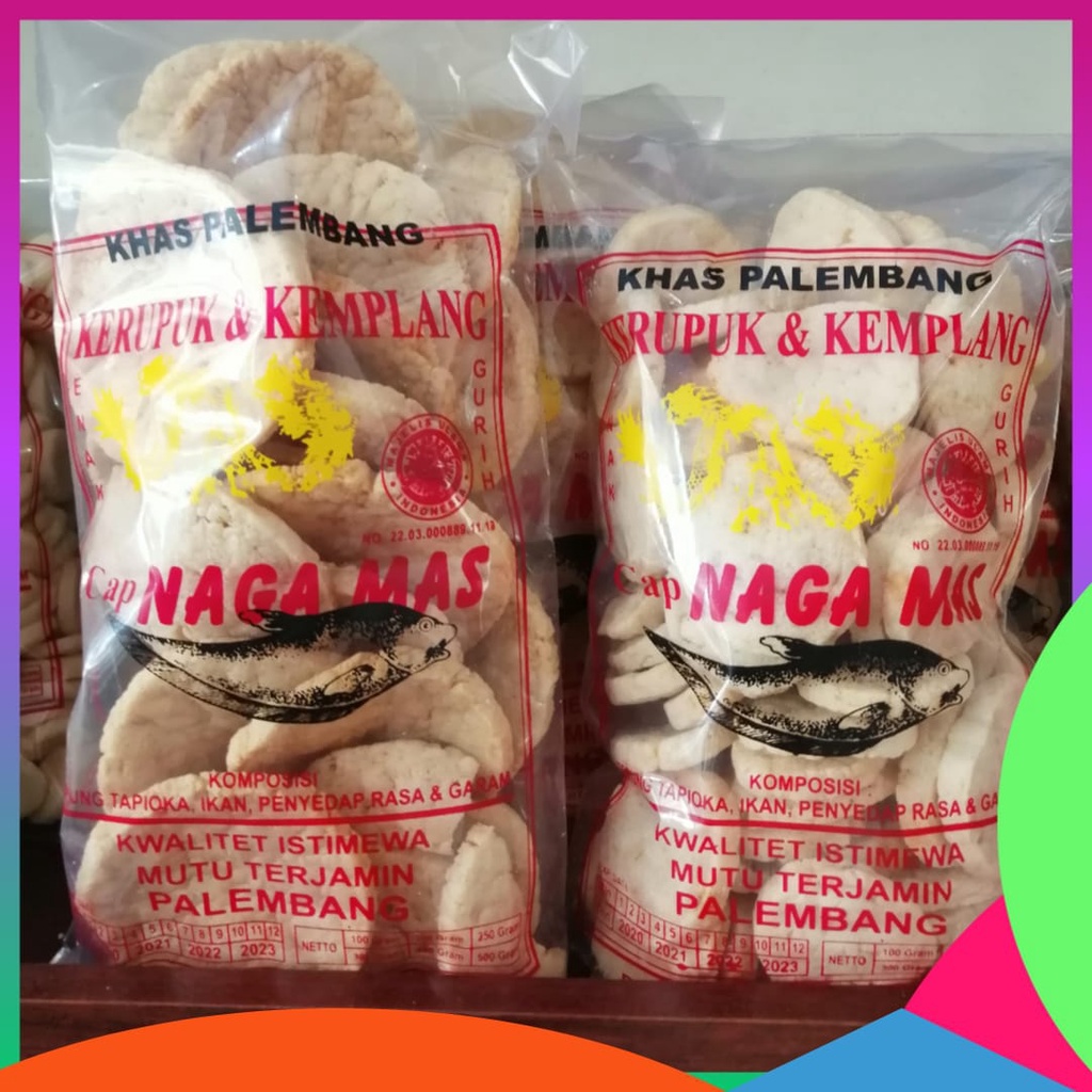 Jual Kerupuk Kemplang Kulit Super Asli Palembang Gram Cap Naga Mas