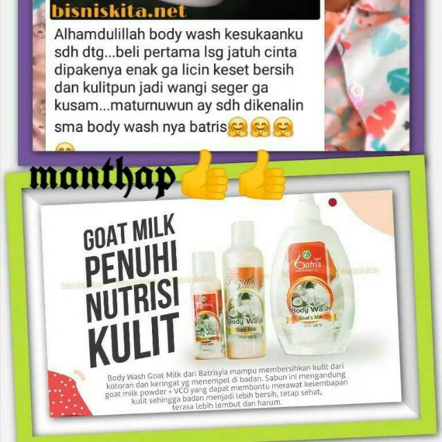 Jual Body Wash Goat Milk Shopee Indonesia