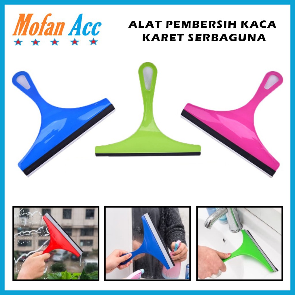 Jual Wiper Karet Alat Pembersih Kaca Anti Jamur Jendela Rumah Cleaner