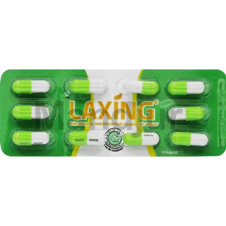 Jual Laxing 10 Kapsul Obat Pencahar Sembelit Konstipasi Indonesia