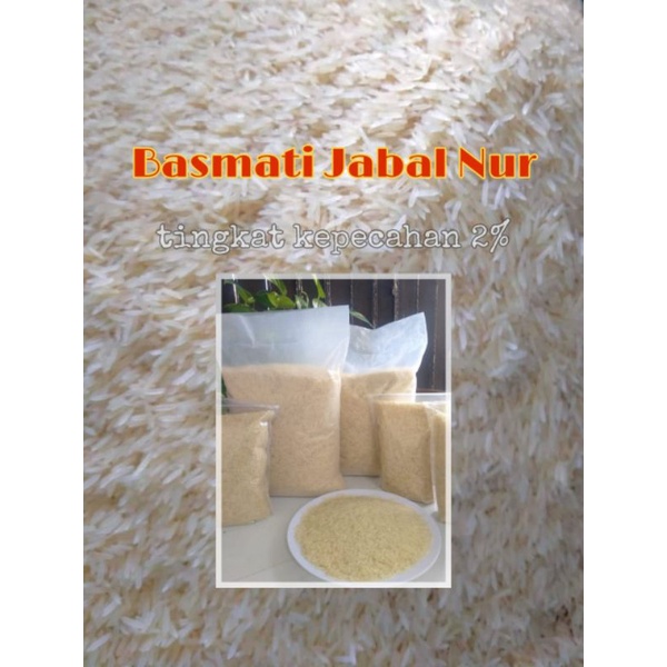 Jual Beras Basmati Jabal Nur Ukuran 1 Kg Shopee Indonesia