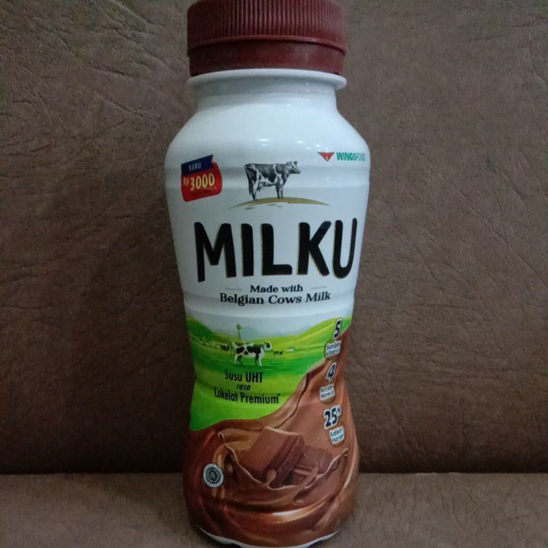 Jual Milku Susu Uht Milku Susu Coklat Botol Shopee Indonesia