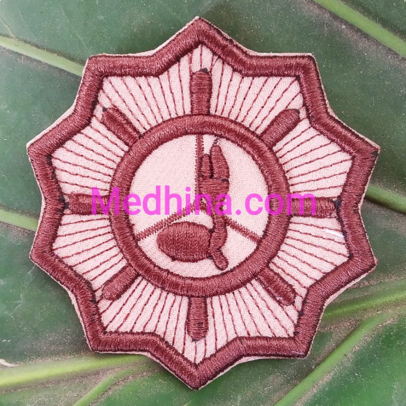 Jual Patch Tanda Jabatan Pembina Pramuka Bordir Timbul Lapangan Logo