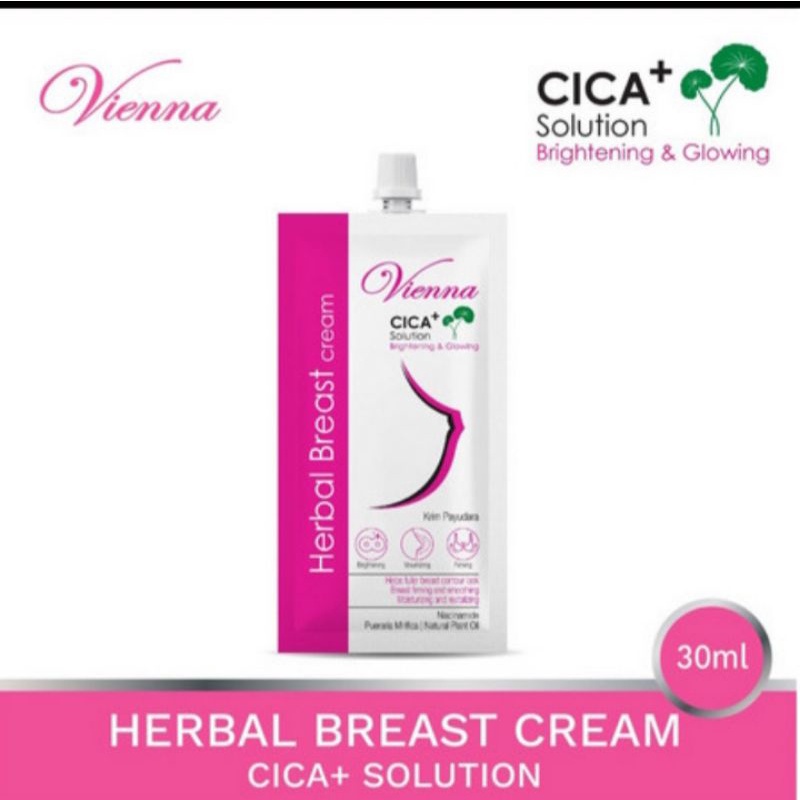 Jual Vienna Herbal Breast Cream With Pueraria Mirifica Krim Payudara