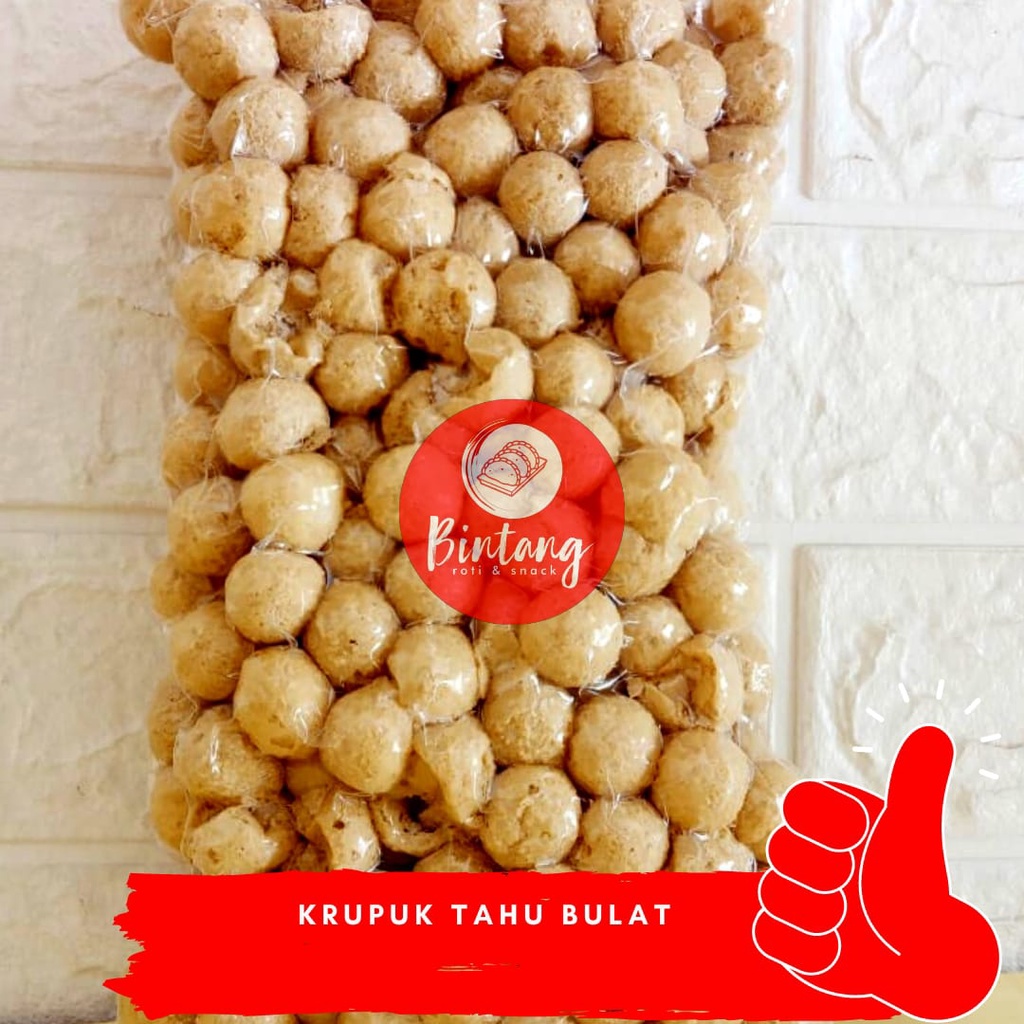 Jual Krupuk Tahu Bulat Mini 500 Gram Shopee Indonesia