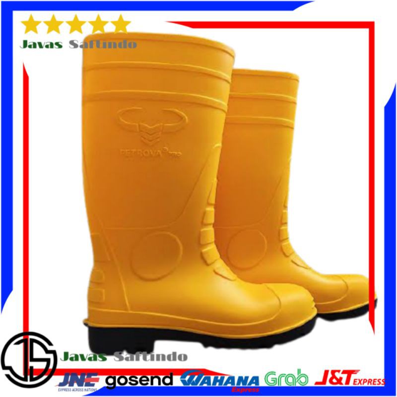 Jual Safety Boots Petrova Kuning Sepatu Boot Petrova Shopee Indonesia