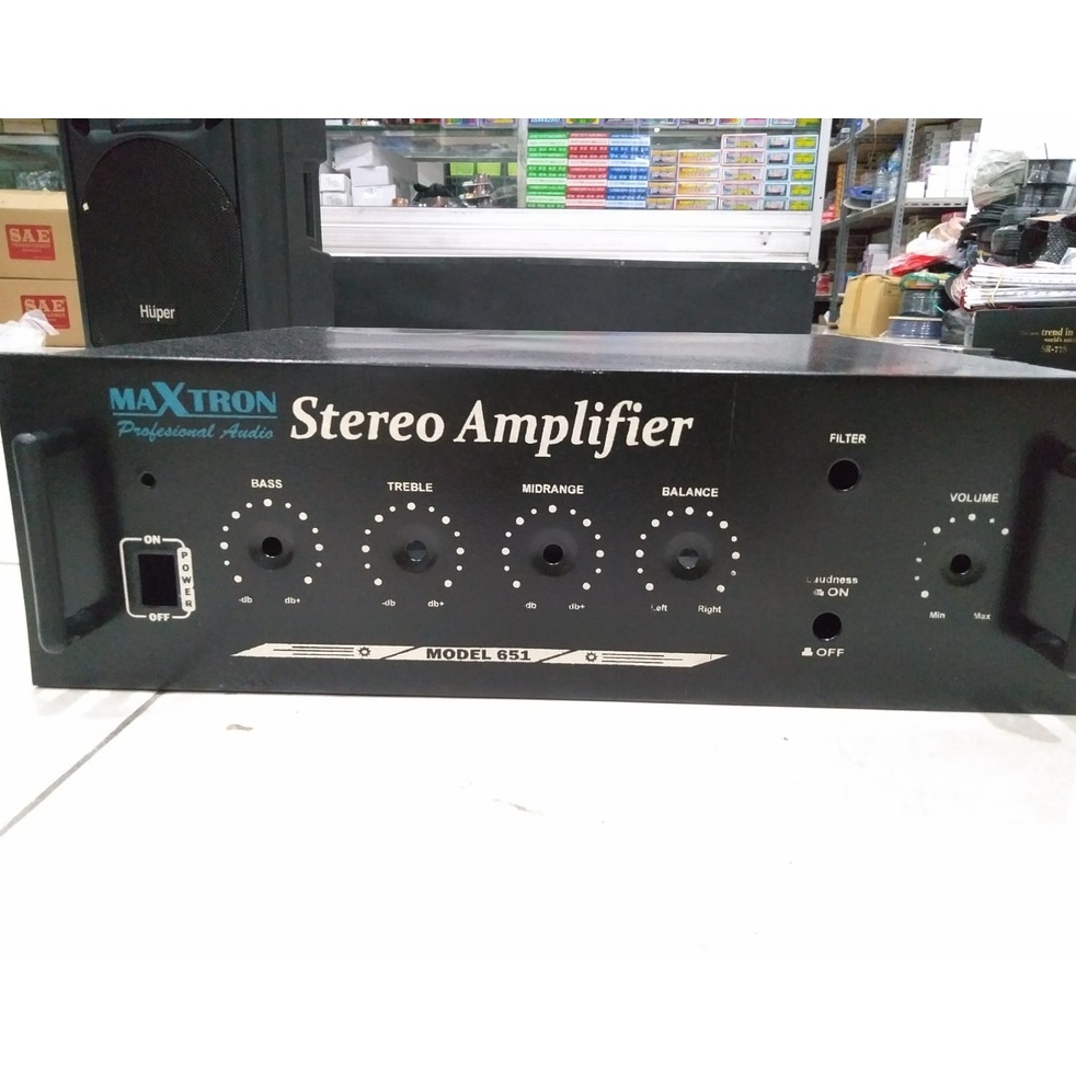 Jual BOX POWER AMPLIFIER MAXTRON M 651 Box Power Ampli Model M651