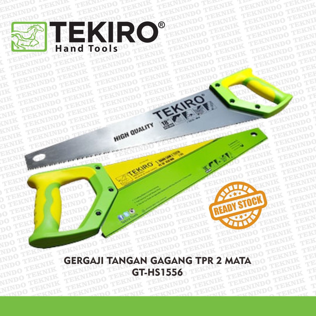 Jual Tekiro Gergaji Tangan Gagang TPR 2 Mata Ukuran 18 Inch Type GT