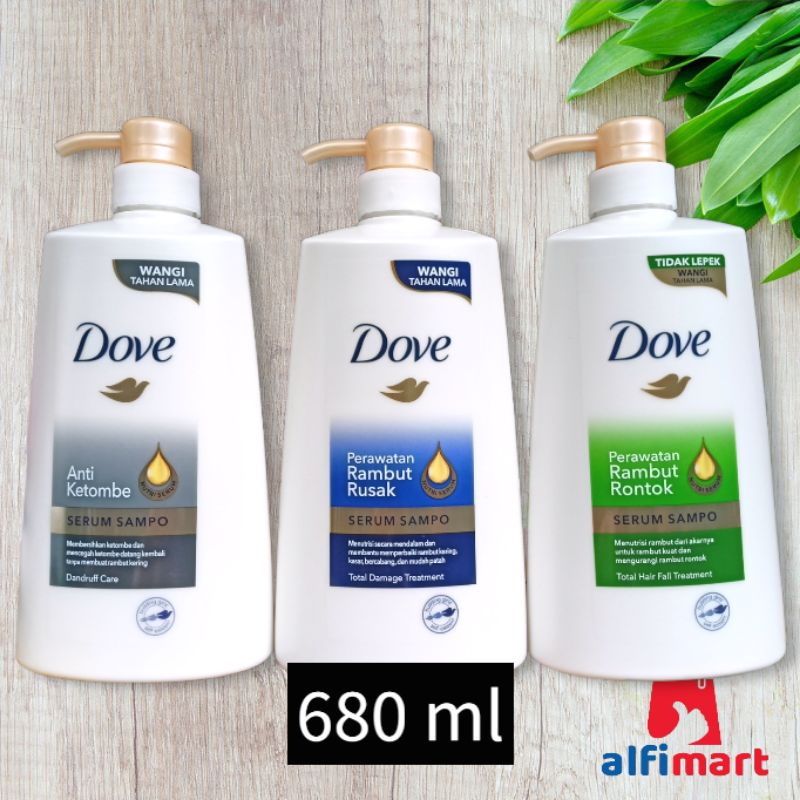 Jual Dove Shampoo Pump 680ml 680 Ml Hair Fall Treatment Perawatan