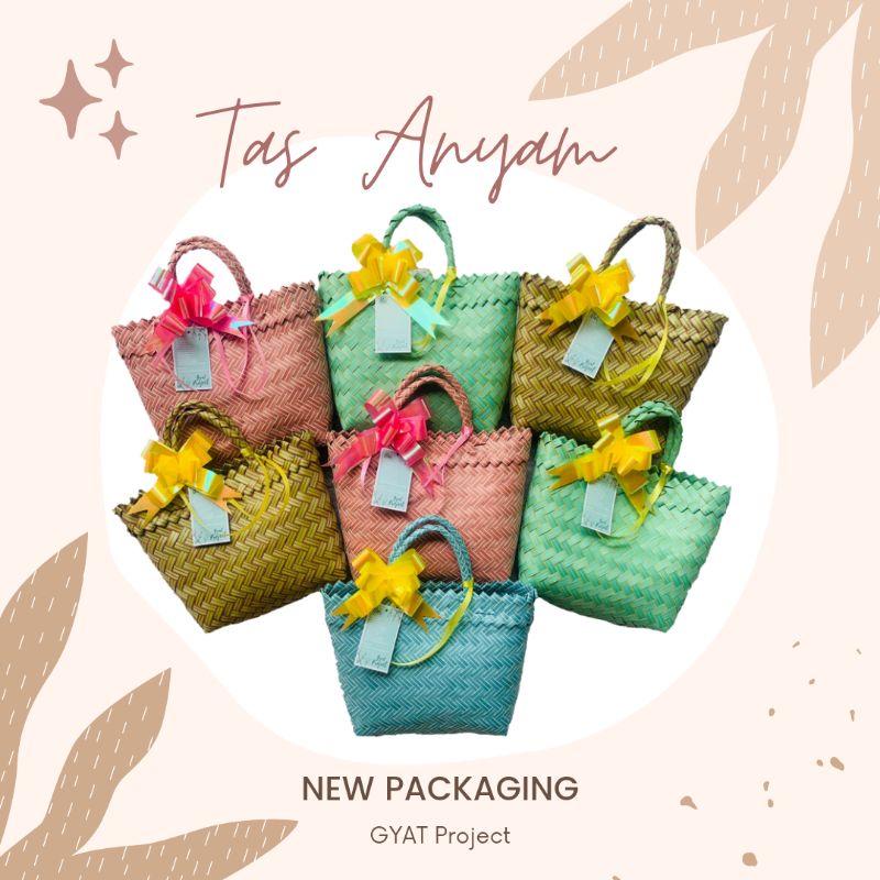 Jual Packaging Tas Anyam Unik Untuk Packing Hampers Tas Jinjing