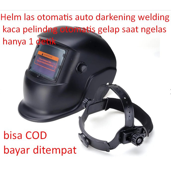 Jual Helm Las Otomatis Auto Darkening Welding Kaca Pelindng Otomatis