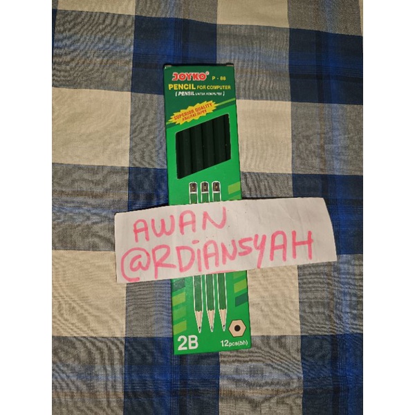 Jual PENSIL 2B JOYKO P 88 TULIS KOMPUTER 1 PACK 12 PCS BARU Shopee