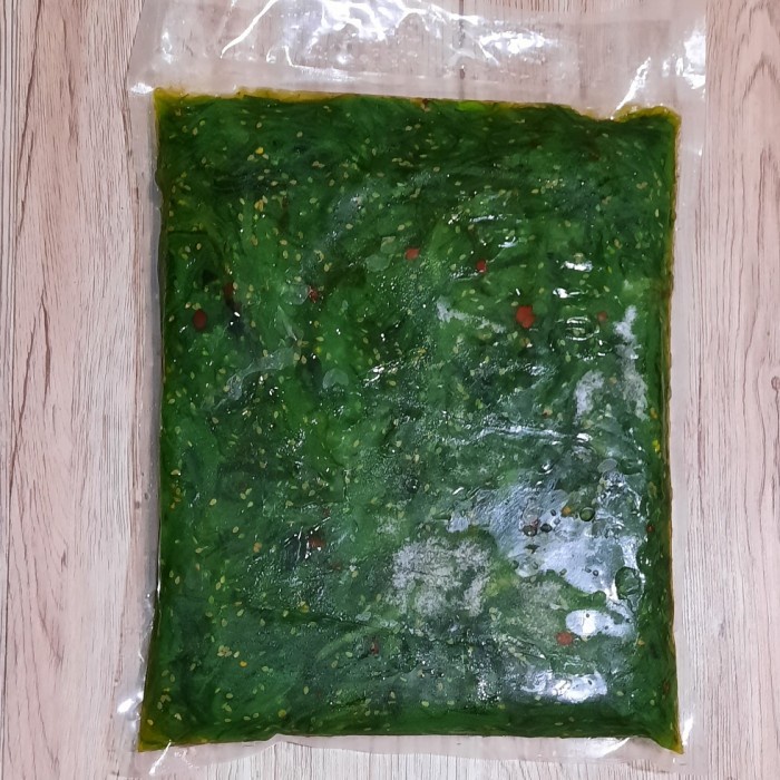 Jual Chuka Wakame 1KG Salad Rumput Laut Frozen Seasoned Seaweed