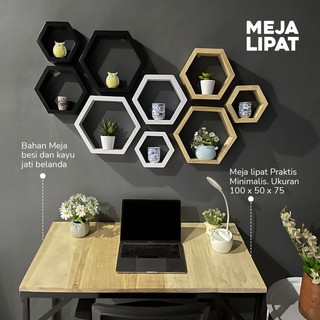 Jual Meja Lipat Atau Meja Kerja Laptop Aesthetics Shopee Indonesia