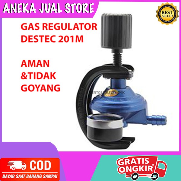 Jual Destec M Regulator Gas Dengan Pengaman Ganda Meteran