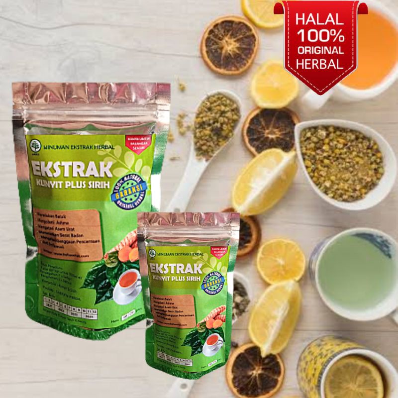 Jual Ekstrak Minuman Herbal Kunyit Plus Sirih Shopee Indonesia