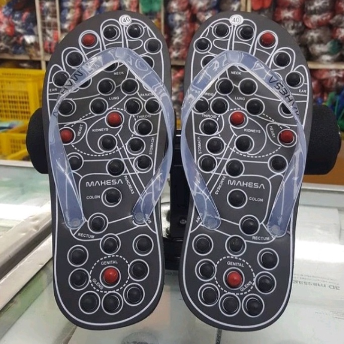 Jual Sandal Rematik MODEL GLISTEN Sendal Refleksi Akupuntur Kaki Untuk