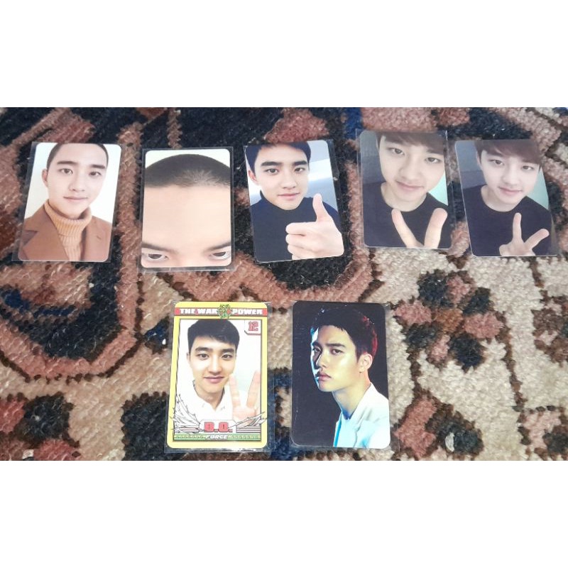 Jual EXO Official Photocard Kyungsoo Lay Suho Kai Sehun Jidat RARE