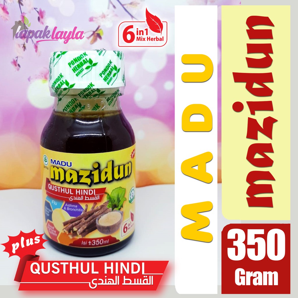 Jual MADU MAZIDUN QUSTHUL HINDI 6 IN 1 350 GRAM Indonesia Shopee Indonesia