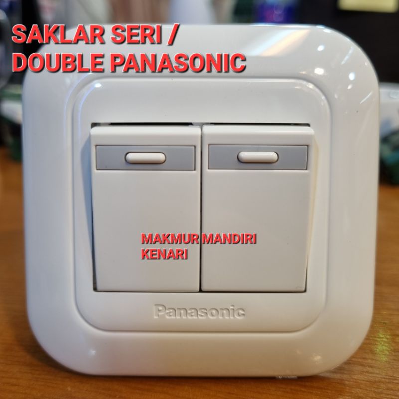 Jual Saklar Seri Double Panasonic Inbow Saklar Seri Wej Wej