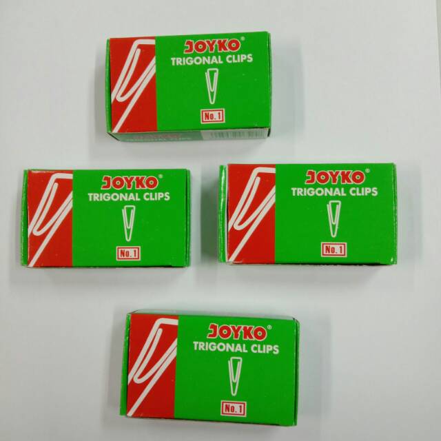 Jual PAPER CLIP TRIGONAL JOYKO NO 1 MURAH ORIGINAL Shopee Indonesia