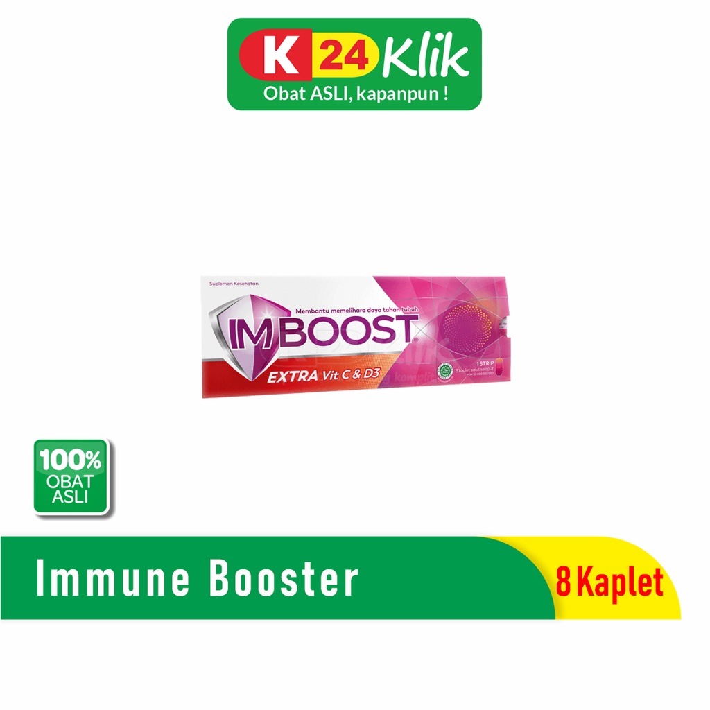 Jual Imboost Extra Vit C D Fc Kaplet Per Strip Isi Tablet