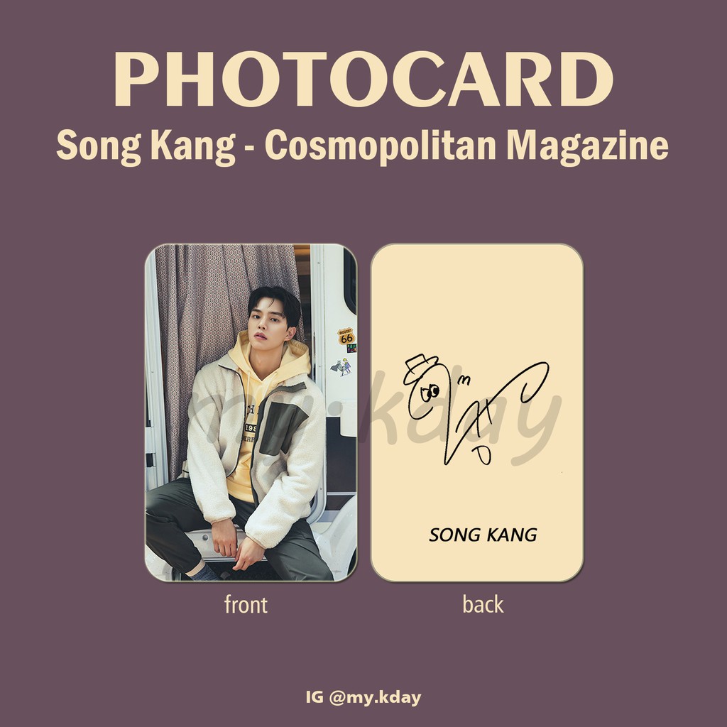 Jual Pca Photocard Song Kang Cosmopolitan Magazine Sisi