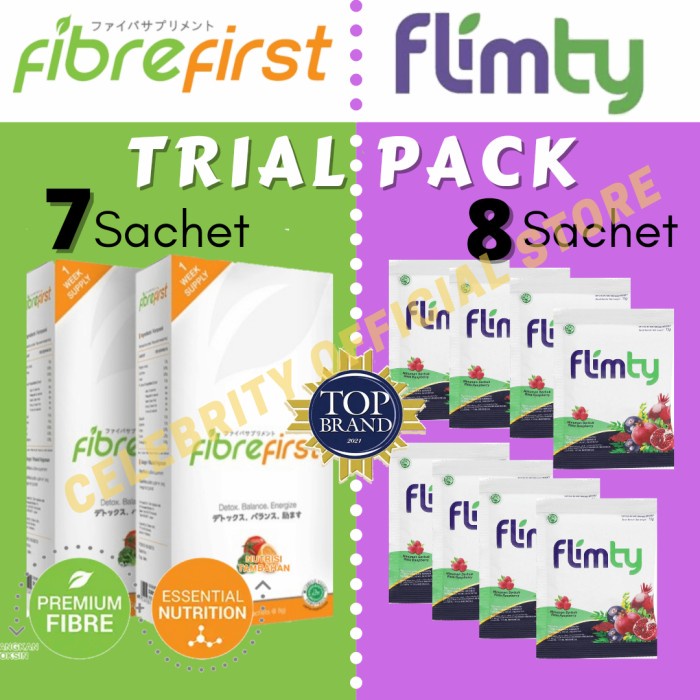 Jual FIBREFIRST FIBRE FIRST 7 SACHET FLIMTY FIBER HERBAL 8 SACHET