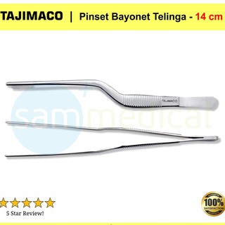 Jual Tajimaco Pinset Bayonet Pinset Telinga Ear Dressing Forcep