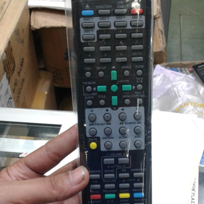 Jual Enjtbg0 Remote Remot Dvd Home Theater Polytron Original Asli Hitam