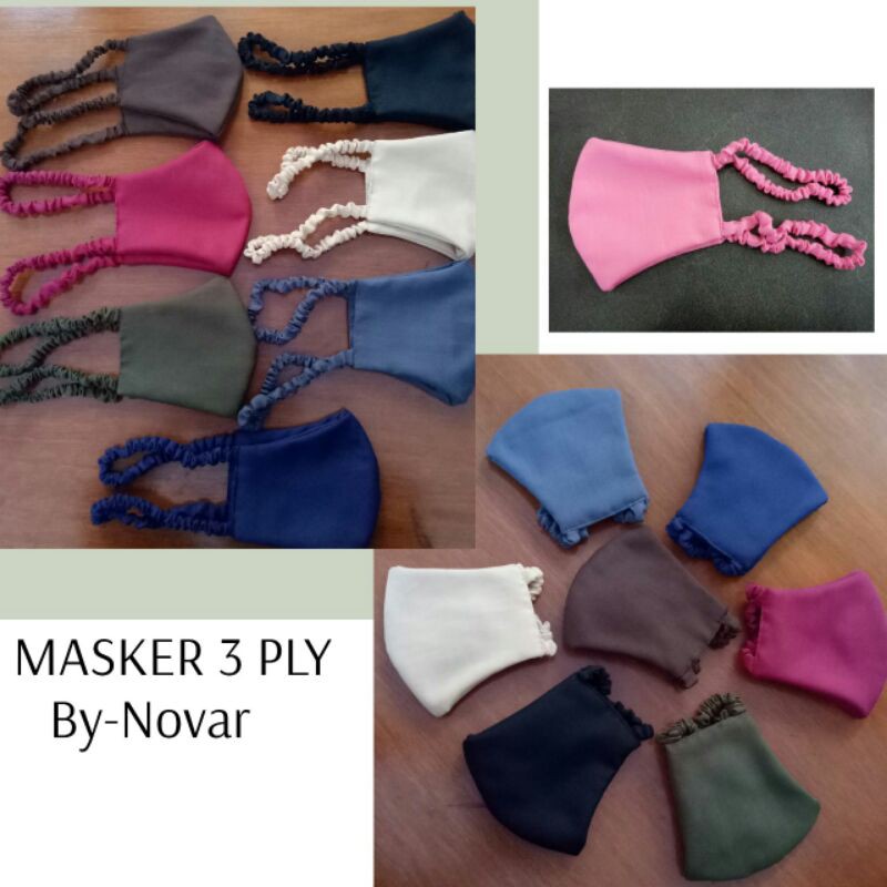 Jual MASKER HIJAB 3 LAPIS SESUAI STANDAR SNI Shopee Indonesia