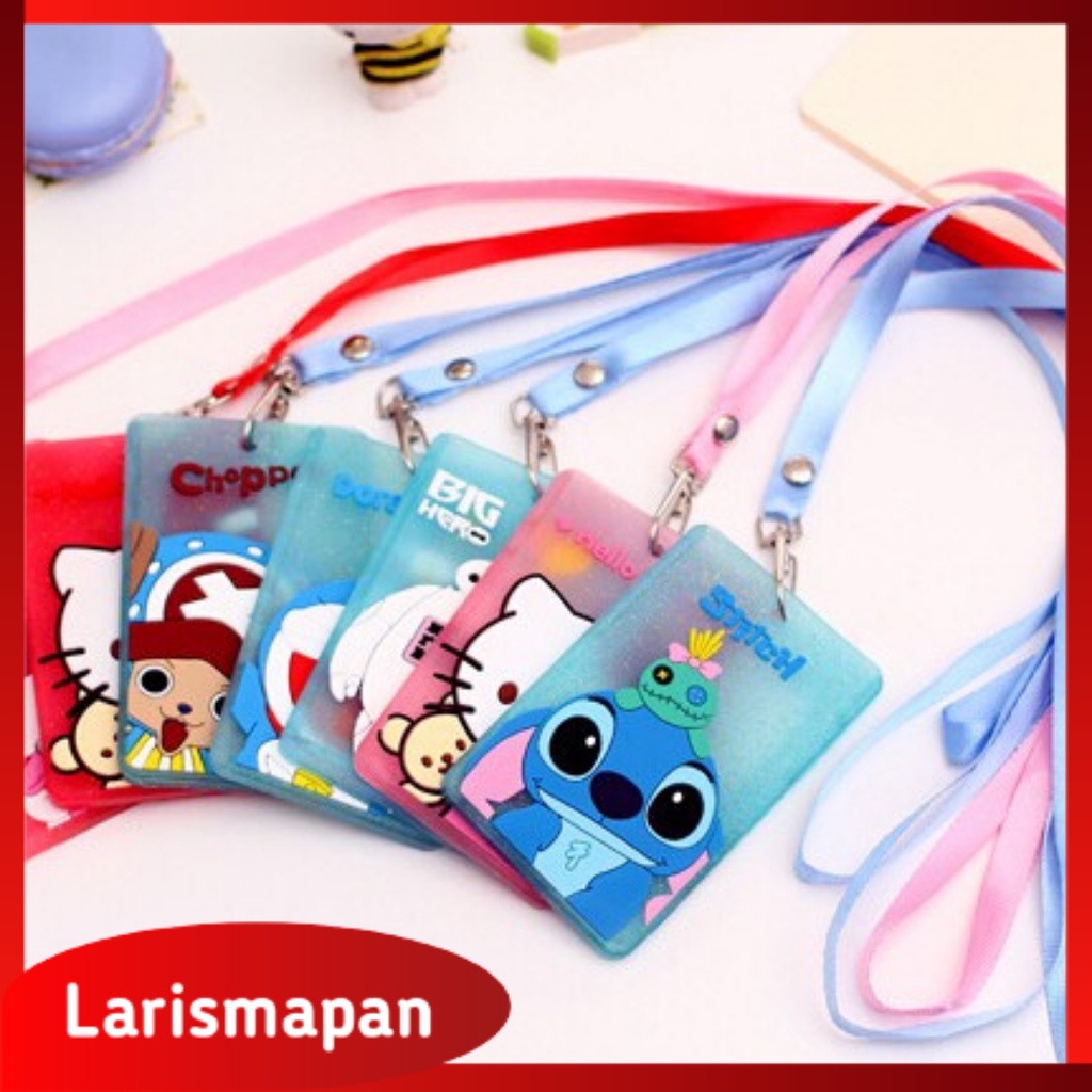 Jual ID Card Holder Kartun Tempat Kartu Motif Kartun Lucu Shopee