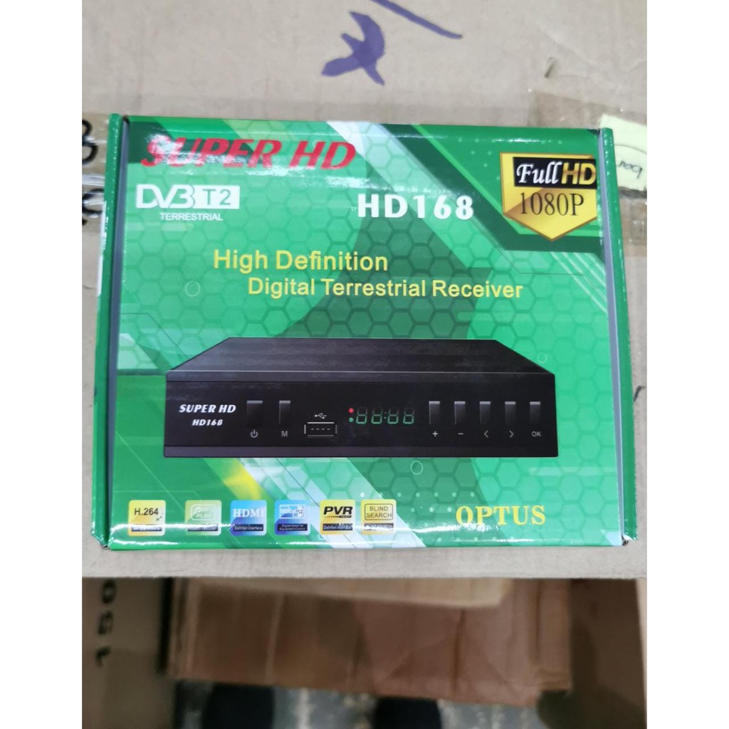 Jual RECEIVER STB OPTUS SET TOP BOX DVB T2 ANTENNA DIGITAL MULTIMEDIA