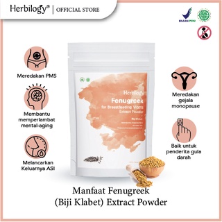 Jual Herbilogy Fenugreek Biji Klabet Extract Powder 100g Indonesia