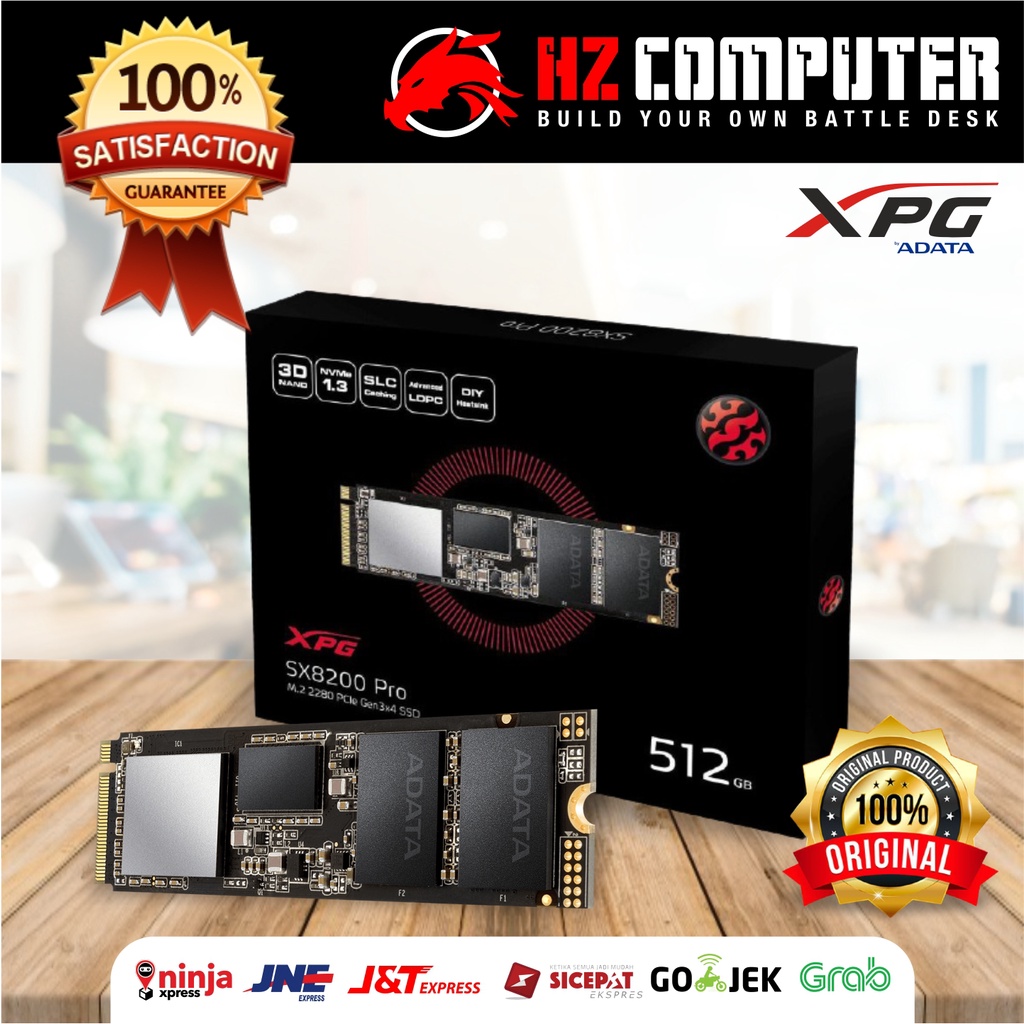 Jual ADATA XPG SX8200 Pro 512GB SSD M 2 NVMe Shopee Indonesia