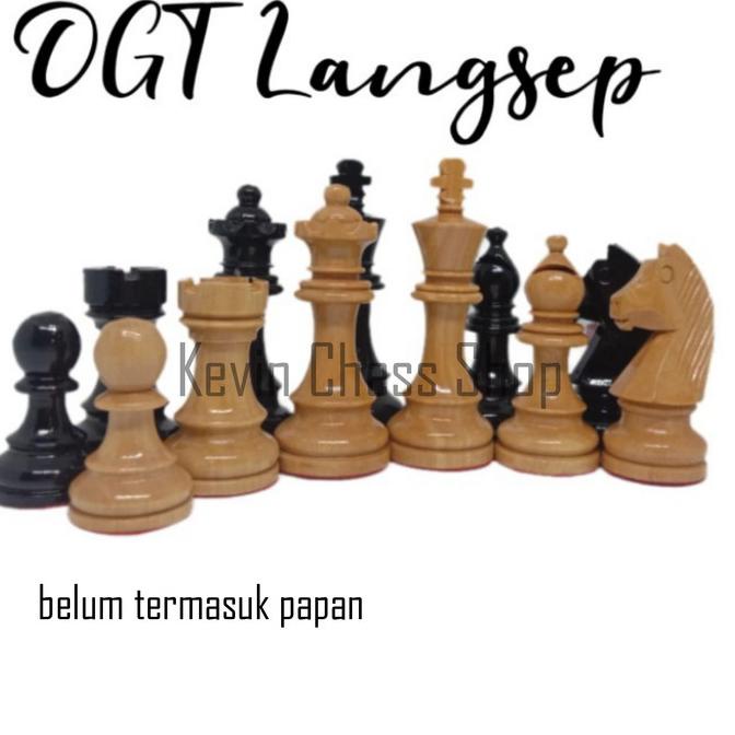 Jual Catur Kayu Dgt Langsep Double Menteri Shopee Indonesia